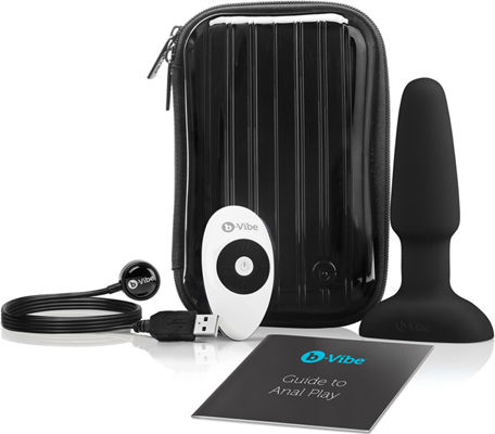 b-Vibe Rimming Remote Control Plug 2 Anal Vibrator with Wireless Functionality Black 15.2cm