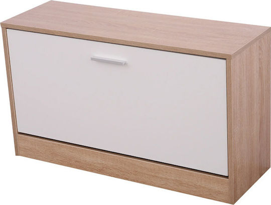 Entry Furniture with Mirror / Hanger / Shoe Rack & Bench 80x27x46.5cm