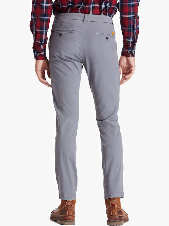 Sargent Lake Pantaloni Chino Elastic cu Croială Slim Gri