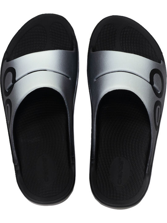 Oofos Sport Men's Slides Gray