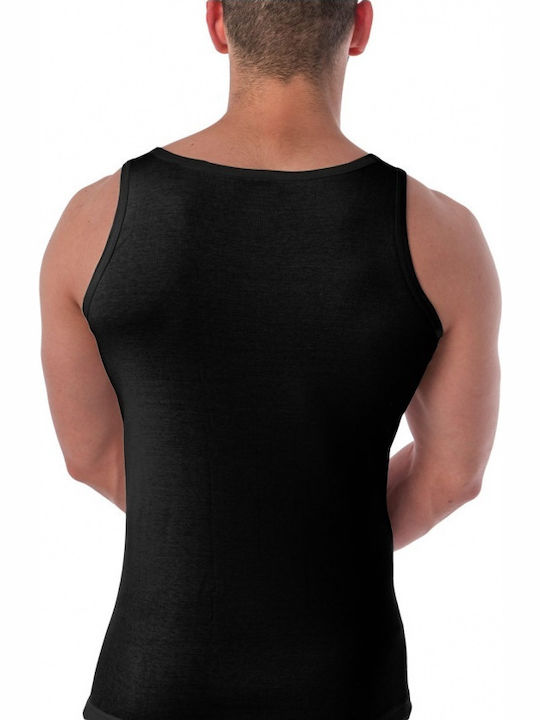 Lord Men's Sleeveless Undershirt Black