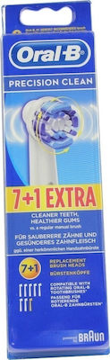 Oral-B Precision Clean 7 & 1 Extra Ανταλλακτικές Κεφαλές για Ηλεκτρική Οδοντόβουρτσα 848370 8τμχ