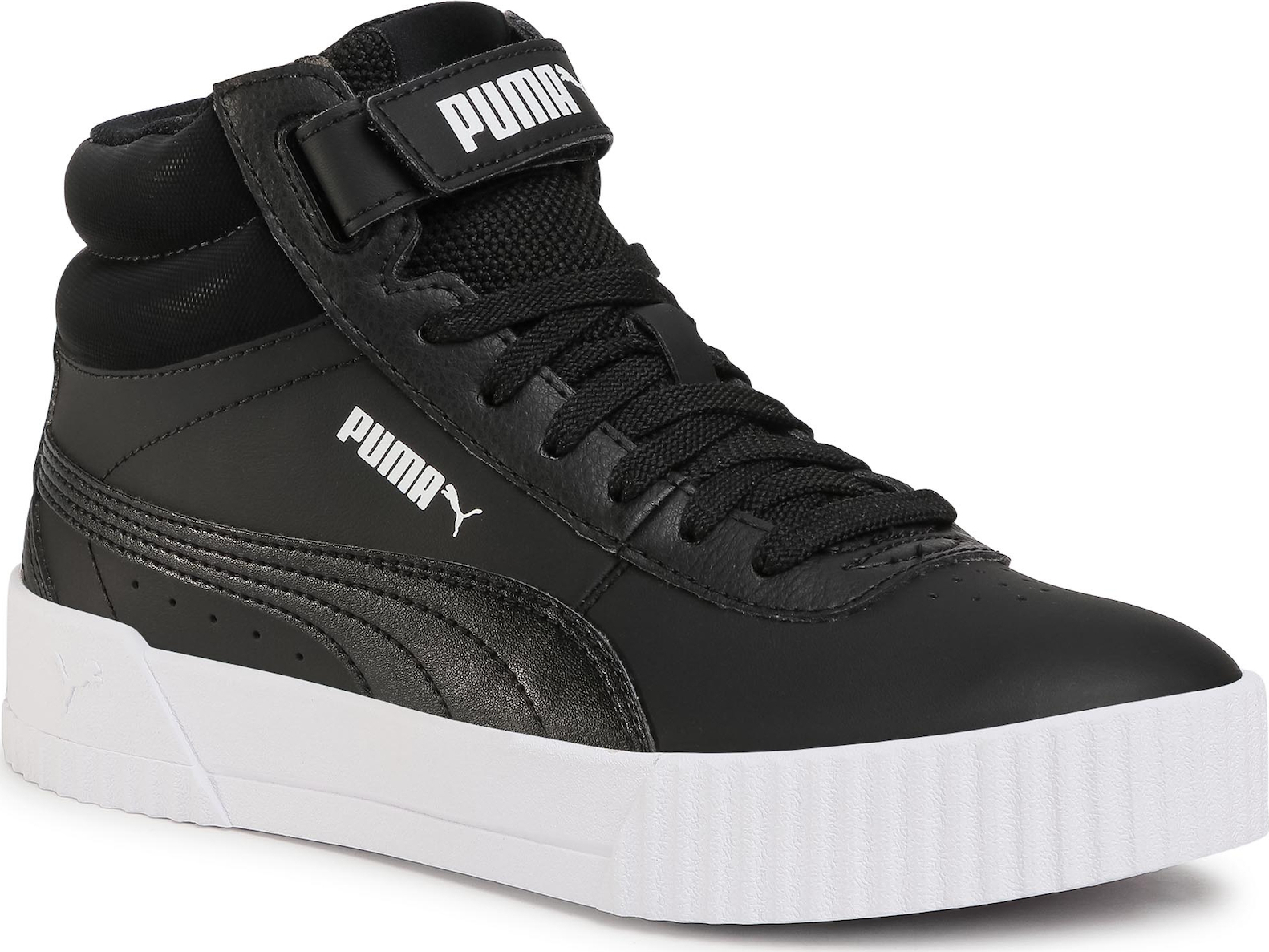 puma carina mid top trainers