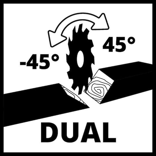 Einhell TC-SM 2534/1 Dual Fierăstrău Cu Tăietor De Unghi La Rețea 2350W Glisant Cu Ghid De Tăiere Laser Și Diametru Disc 250mm