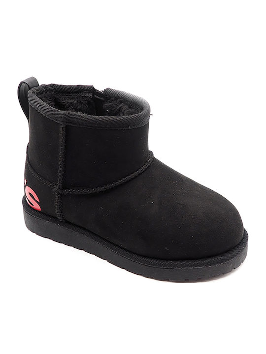 Wave Ghete Copii cu Fermuar Negre