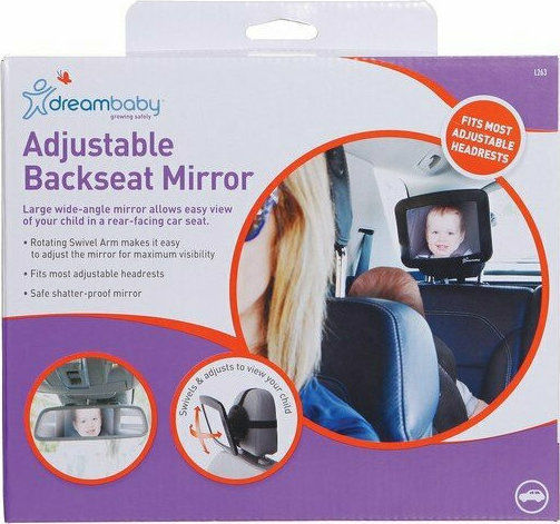 Dreambaby Baby Car Mirror Black