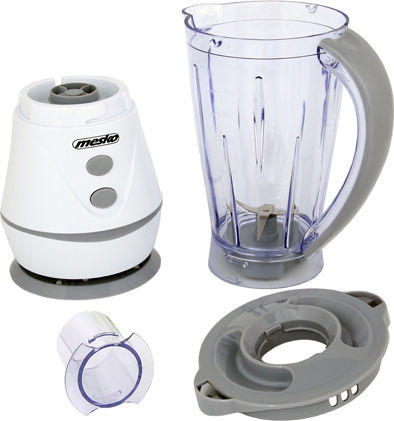 Mesko MS 4060GR Mixer mit Kunststoffkanne 1 l 500W Grau