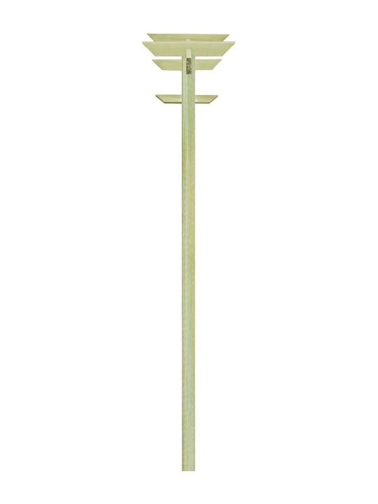 Gartenbogen aus Holz in Braun Farbe 180x40x210cm
