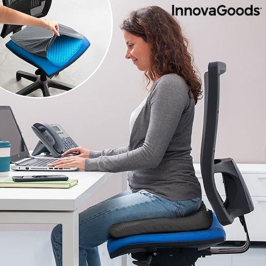 InnovaGoods Hexafresh Μαξιλάρι Καθίσματος 39x37x3cm σε Γκρι χρώμα V0103199