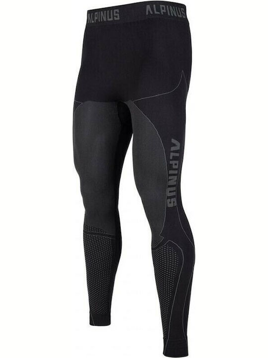 Alpinus Active Base Layer Ανδρικό Σετ Ισοθερμικών Μαύρο