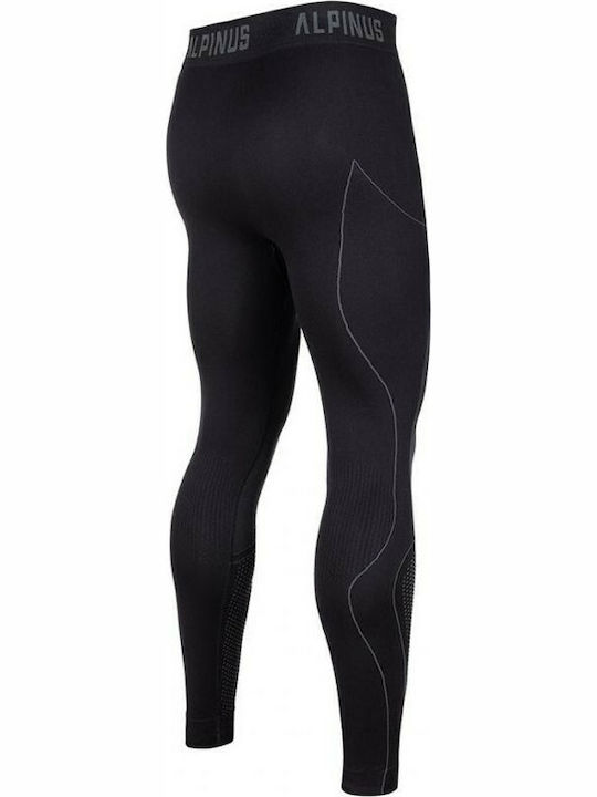 Alpinus Active Base Layer Ανδρικό Σετ Ισοθερμικών Μαύρο