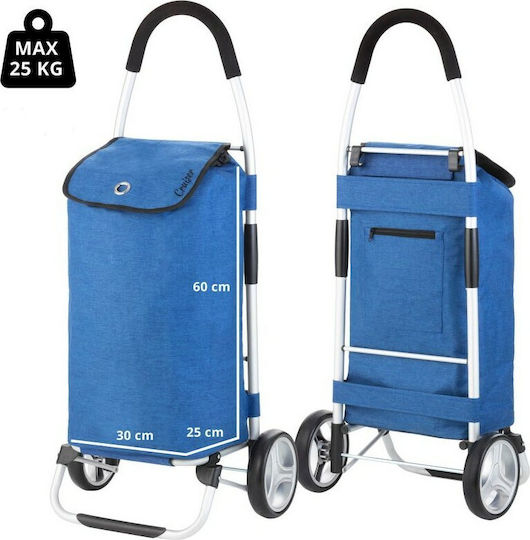 Allround Cruiser Shopping Trolley Blue 45x34x100cm