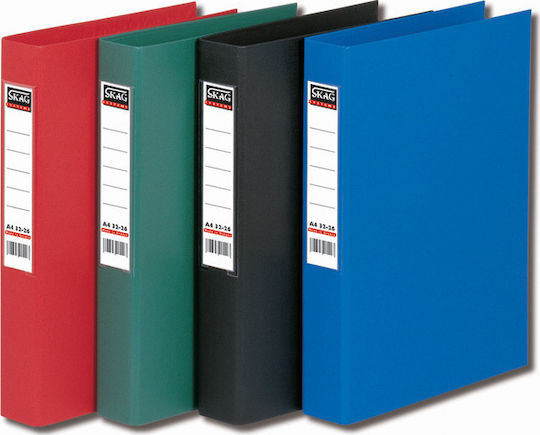 Skag Binders 4/32 for Paper A4 with 2 s Rings Blue Systems