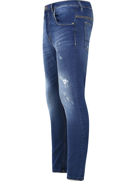 Scinn Ferrez Men's Jeans Pants in Slim Fit Blue