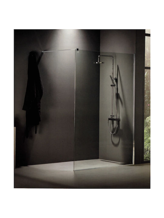 Devon Iwis Walk-in Διαχωριστικό Ντουζιέρας 67-69x185cm Clean Glass Chrome