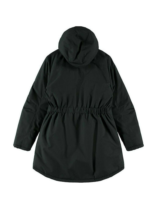 Name It Kinderparka Lang mit Kapuze Schwarz