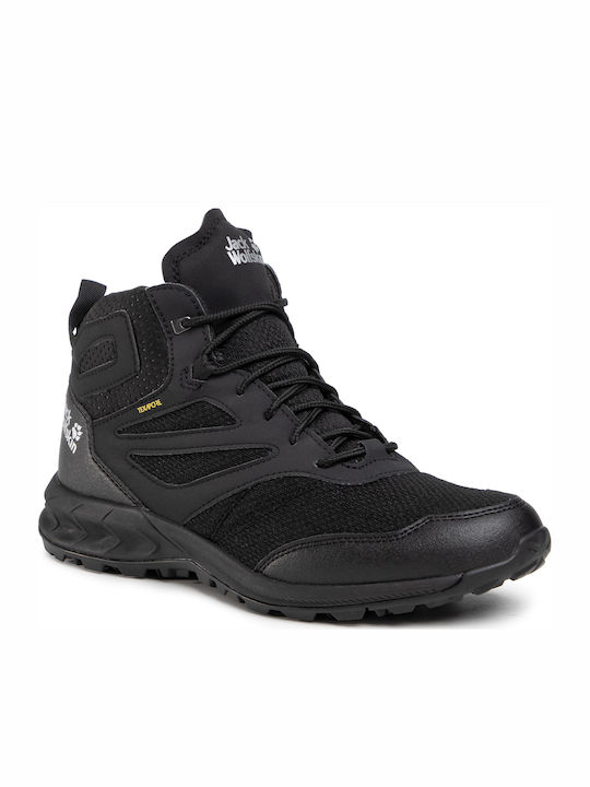 Jack Wolfskin Woodland Texapore Încălțăminte De Drumeție Pentru Bărbați Neagră Jack Wolfskin Woodland Texapore Încălțăminte De Drumeție Pentru Bărbați Neagră