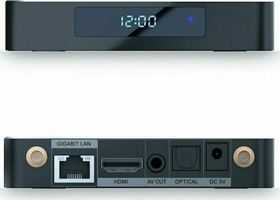 Dune HD Cutie TV RealBox 4K 4K UHD cu WiFi USB 2.0 2GB RAM și 16GB Spațiu de stocare cu Sistem de operare Android