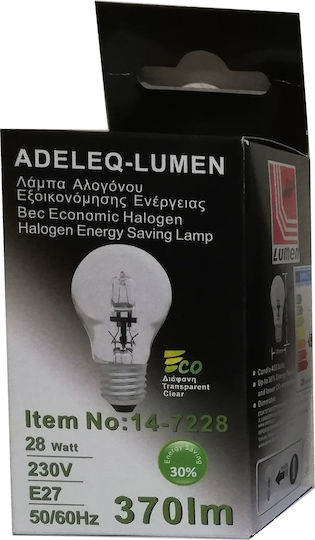 Adeleq Halogen Lamp E27 28W