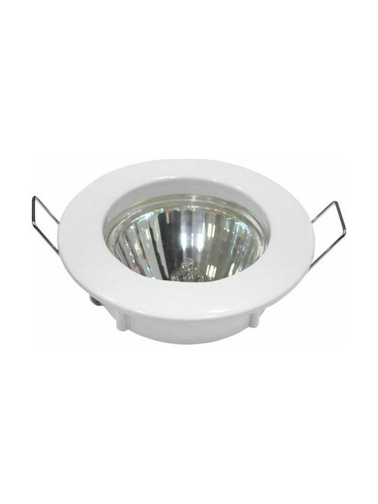 Adeleq Outdoor Ceiling Spot GU10 12W 6200K in White Color 21-1210