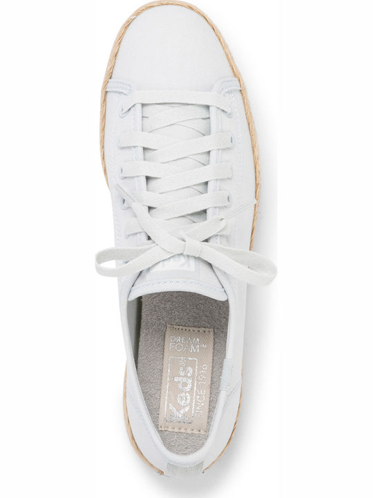 Triple Kick Canvas Jute Υφασμάτινες Γυναικείες Εσπαντρίγιες σε Γαλάζιο Χρώμα
