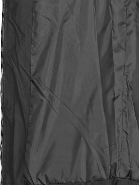 Dolly Lang Damen Puffer Jacke für Winter Schwarz