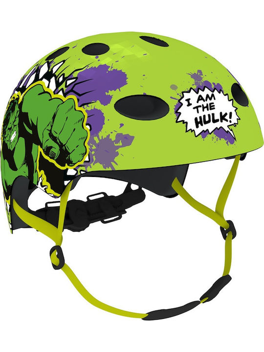 Seven Hulk Kinderfahrrad- / Rollerhelm für Stadt Grün