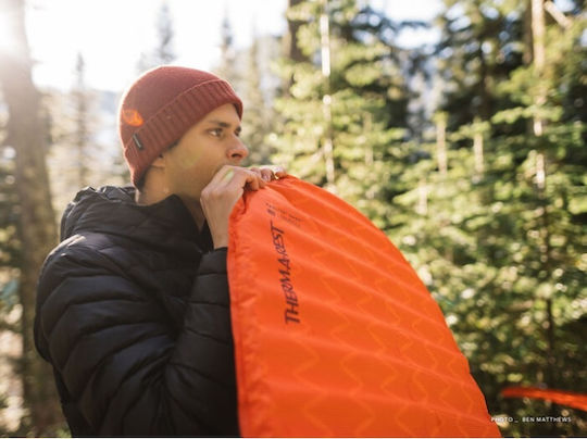 Thermarest ProLite Apex Self-Inflating Single Camping Sleeping Mat Large 196x64cm Thickness 5cm in Red color
