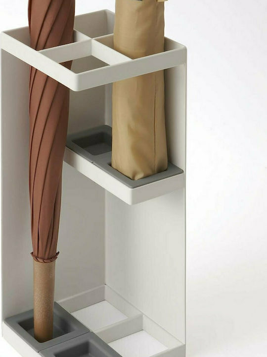 Yamazaki Ομπρελοθήκη Μεταλλική Smart Λευκή 11x11x39cm