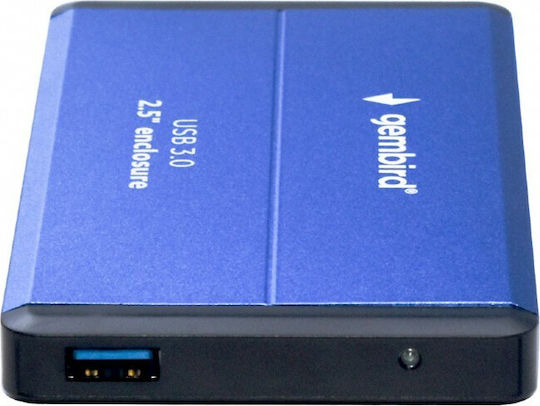 Gembird Case for Hard Drive 2.5" SATA III with Connection USB 3.0 Blue