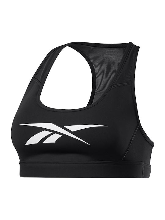 Hero Medium-Impact Racer Women's Sports Bra without Padding Black