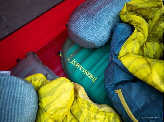 Thermarest Trail Pro Single Camping Sleeping Mat Regular 183x51cm Thickness 7.6cm in Green color