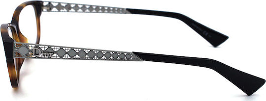 Dior Diorama O5 Rame Ochelari Pentru Femei Acetat Maro Tortoise DioramaO5 086
