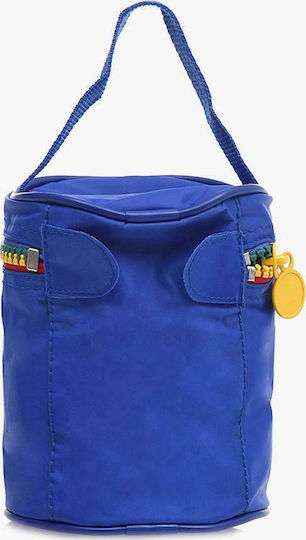 Benetton Κασετίνα Βαρελάκι Μπλε