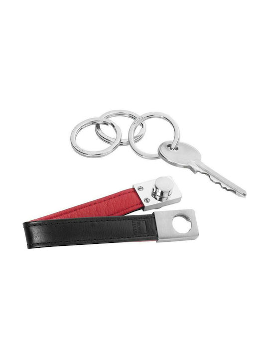 Troika Keychain Portofel Twist Piele Negru