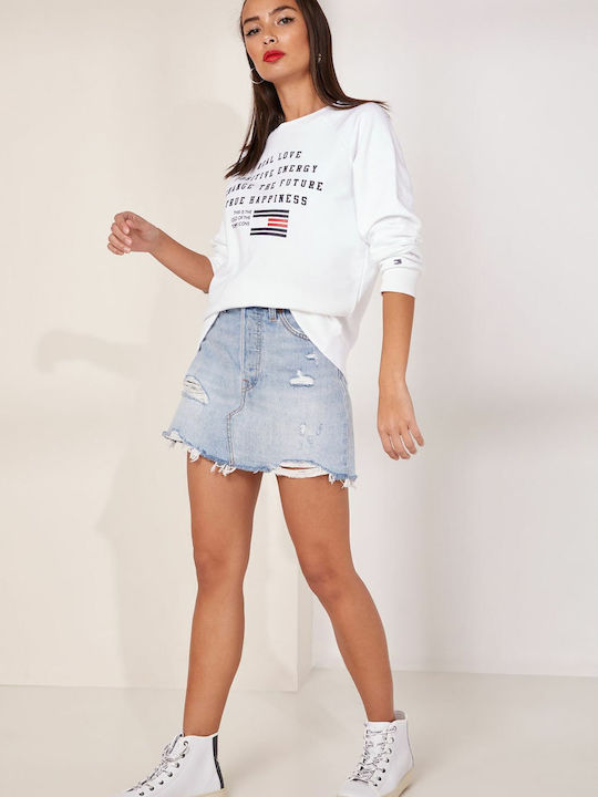 Damen Sweatshirt Weiß