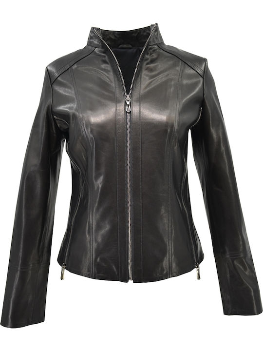 Leather 100 WOMEN'S LEATHER BROWN CODE: 07-W-B-1816 (BLACK-VEJETER)