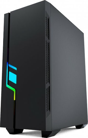 Gembird Fornax 2000 RGB Middle Tower Carcasă PC Neagră