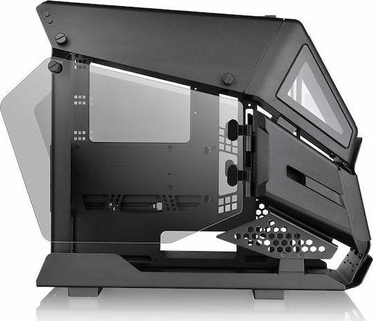 Thermaltake AH T200 Gaming Micro Tower Computer Case with Side Window Black
