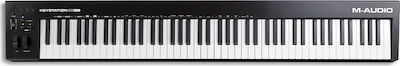 M-Audio Midi Keyboard Keystation 88 MK3 με 88 Πλήκτρα σε Μαύρο Χρώμα