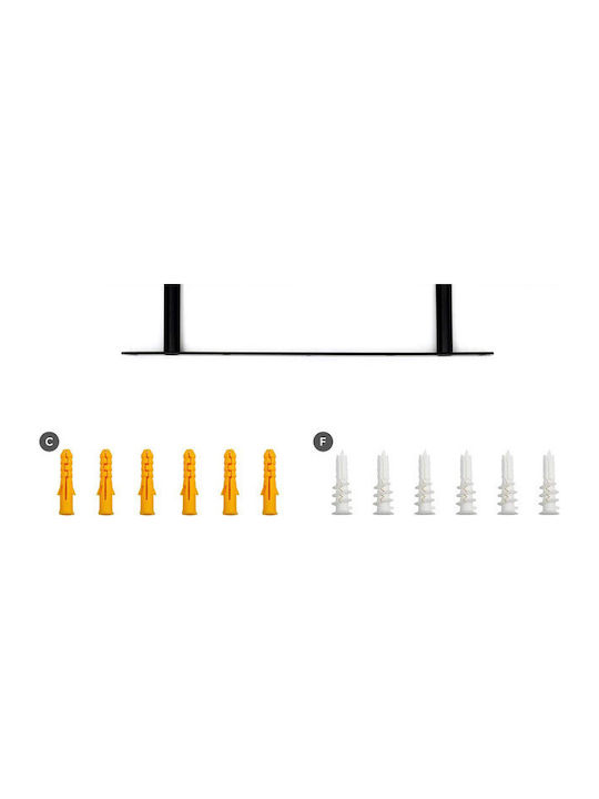 Shelf Wall White 60x20x3.8cm
