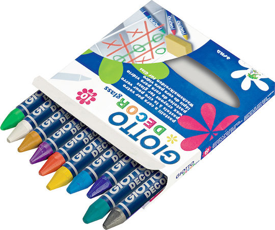 Giotto Decor Glass Crayons Set 10 Colours
