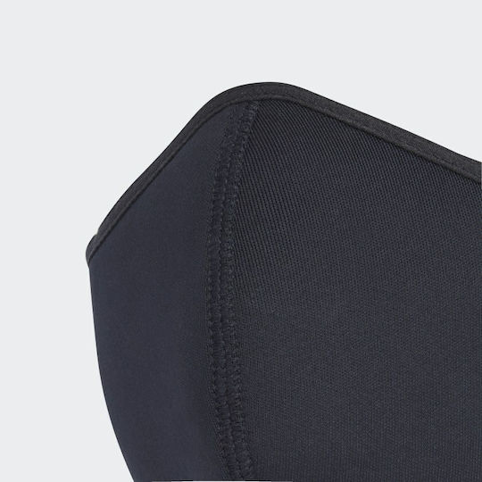 adidas Mască de protecție Țesătură XS/S Negru H13185 3buc