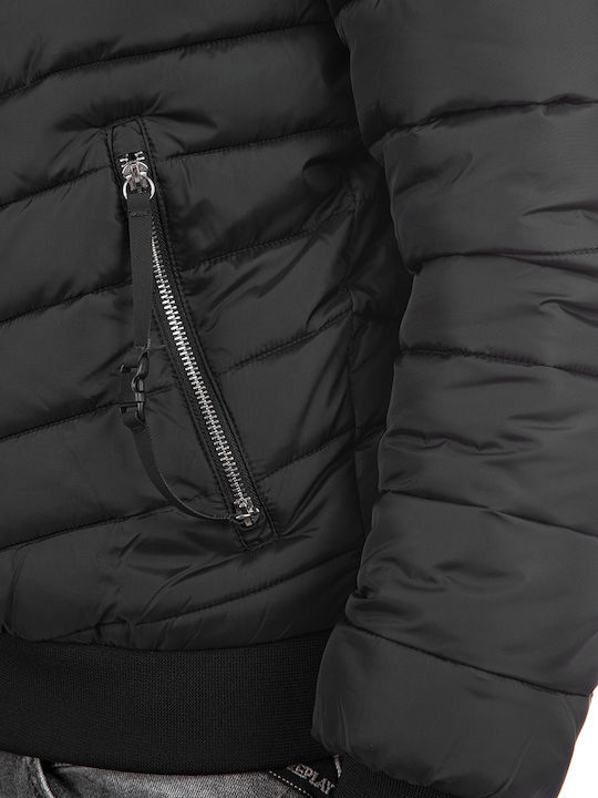 Geacă de Iarnă Puffer Negru