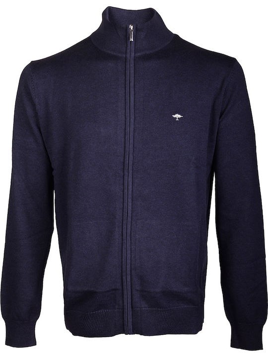 Men's Knitted Cardigan Navy Blue