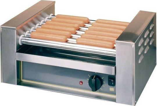 Roller Grill RG7 Commercial Hot Dog Grill Machine 0.9kW 54.5x32x24cm