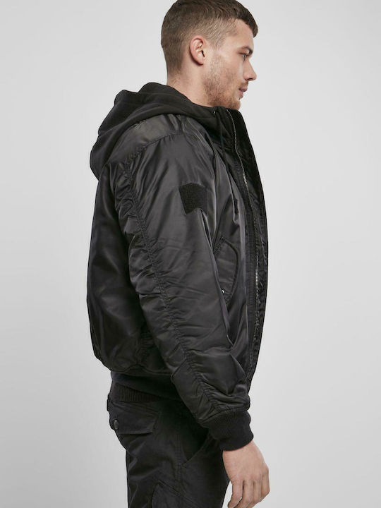 Winter Jacke Bomber Schwarz