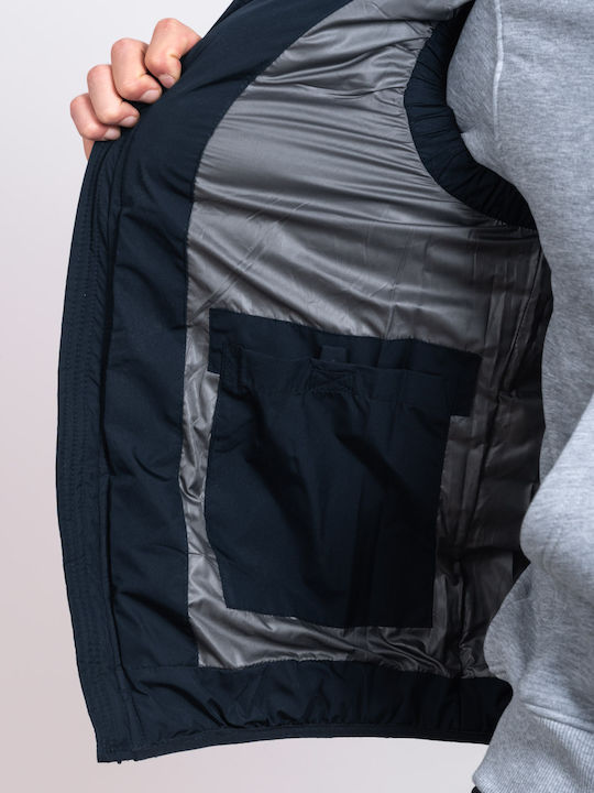 Αμάνικο Μπουφάν Puffer Navy Μπλε