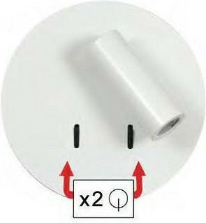 Brand Dople Lamp Wall LED White 15cm