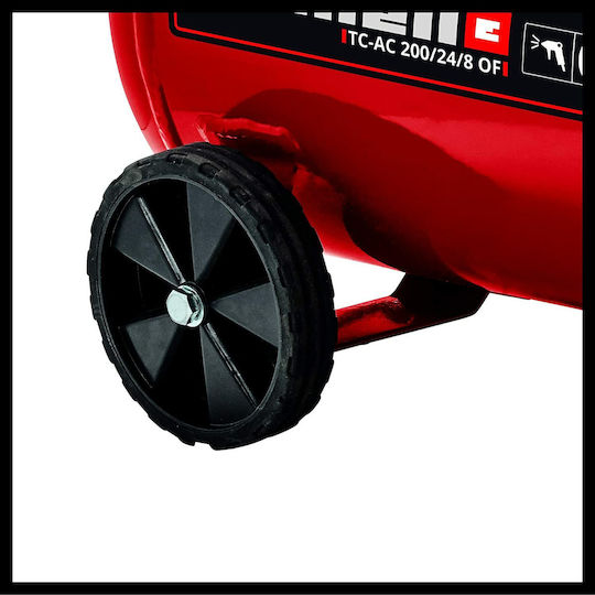 Einhell TC-AC 200/24/8 OF Air Compressors 96.4dB with Power 1.6hp and Airtank 24lt 4020590